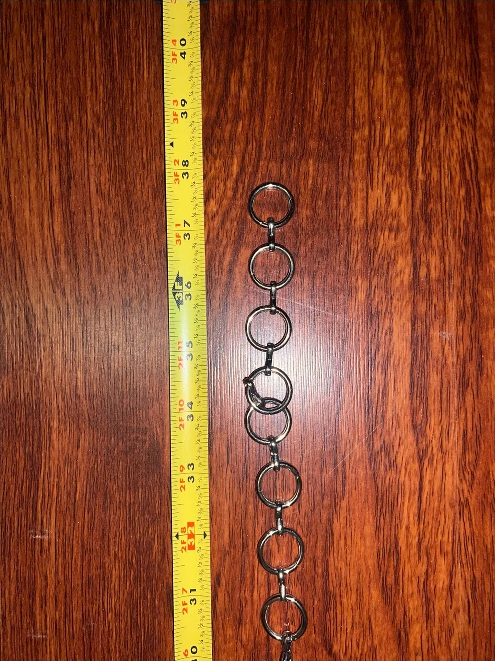 Silver Daisy Link Belt with Yellow Accents